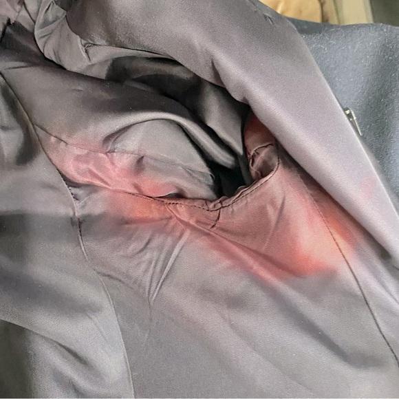 Vintage Jones New York Navy Blue Wool Blazer 8 - Picture 6 of 14